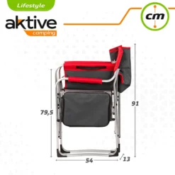 Aktive Aluminium With Tray And Iso Bag Director Folding Chair -Marine Explorer aktive aluminium with tray and iso bag director folding chair 7