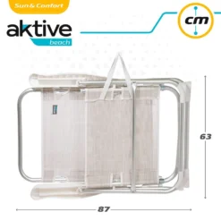 Aktive Beach Aluminum Multi Position Folding Chair -Marine Explorer aktive beach aluminum multi position folding chair 6