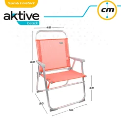 Aktive Beach High Aluminum Folding Chair -Marine Explorer aktive beach high aluminum folding chair 5