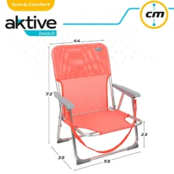 Aktive Beach Low Aluminum Folding Chair -Marine Explorer aktive beach low aluminum folding chair 5