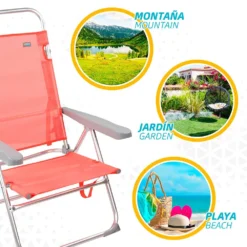 Aktive Beach Low Recliner Aluminum Chair -Marine Explorer aktive beach low recliner aluminum chair 4