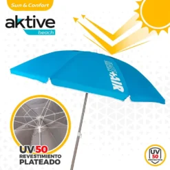 Aktive Beach Umbrella 200cm UV50 Protection -Marine Explorer aktive beach umbrella 200cm uv50 protection 3