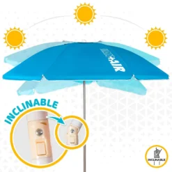 Aktive Beach Umbrella 220cm UV50 Protection -Marine Explorer aktive beach umbrella 220cm uv50 protection 5