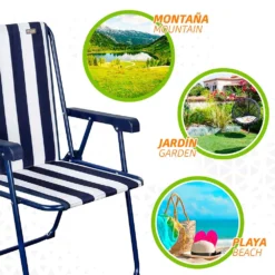 Aktive Fixed Folding Chair 53x47x85 Cm -Marine Explorer aktive fixed folding chair 53x47x85 cm 4