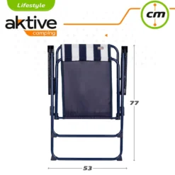 Aktive Fixed Folding Chair 53x47x85 Cm -Marine Explorer aktive fixed folding chair 53x47x85 cm 6