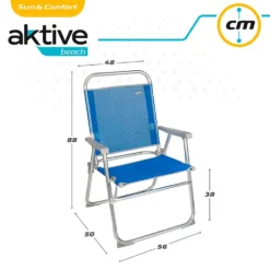 Aktive Fixed Folding Chair 57x51x89 Cm -Marine Explorer aktive fixed folding chair 57x51x89 cm 5
