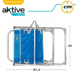 Aktive Fixed Folding Chair 57x51x89 Cm -Marine Explorer aktive fixed folding chair 57x51x89 cm 6