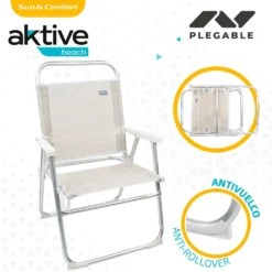 Aktive Fixed Folding Chair Aluminium 51x56x90 Cm 11 Aktive Fixed Folding Chair Aluminium 51x56x90 Cm -Marine Explorer aktive fixed folding chair aluminium 51x56x90 cm 2