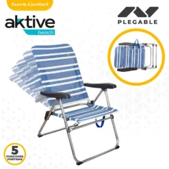 Aktive Folding Chair 5 Positions 61x63x93 Cm 11 Aktive Folding Chair 5 Positions 61x63x93 Cm -Marine Explorer aktive folding chair 5 positions 61x63x93 cm 2