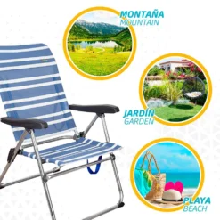 Aktive Folding Chair 5 Positions 61x63x93 Cm 13 Aktive Folding Chair 5 Positions 61x63x93 Cm -Marine Explorer aktive folding chair 5 positions 61x63x93 cm 4