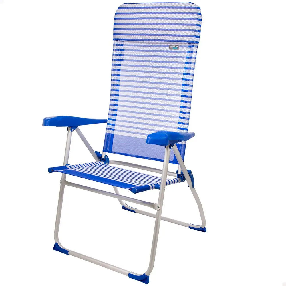 Aktive Folding Chair 7 Positions With Cushion 64x61x118 Cm 3 Aktive Folding Chair 7 Positions With Cushion 64x61x118 Cm