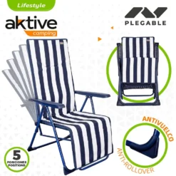 Aktive Folding Sunbed 5-Position -Marine Explorer aktive folding sunbed 5 position 2