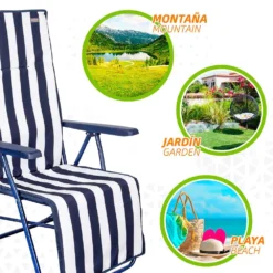 Aktive Folding Sunbed 5-Position -Marine Explorer aktive folding sunbed 5 position 4