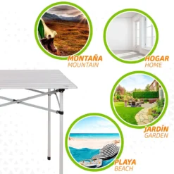 Aktive Folding Table 70x70x70 Cm -Marine Explorer aktive folding table 70x70x70 cm 4