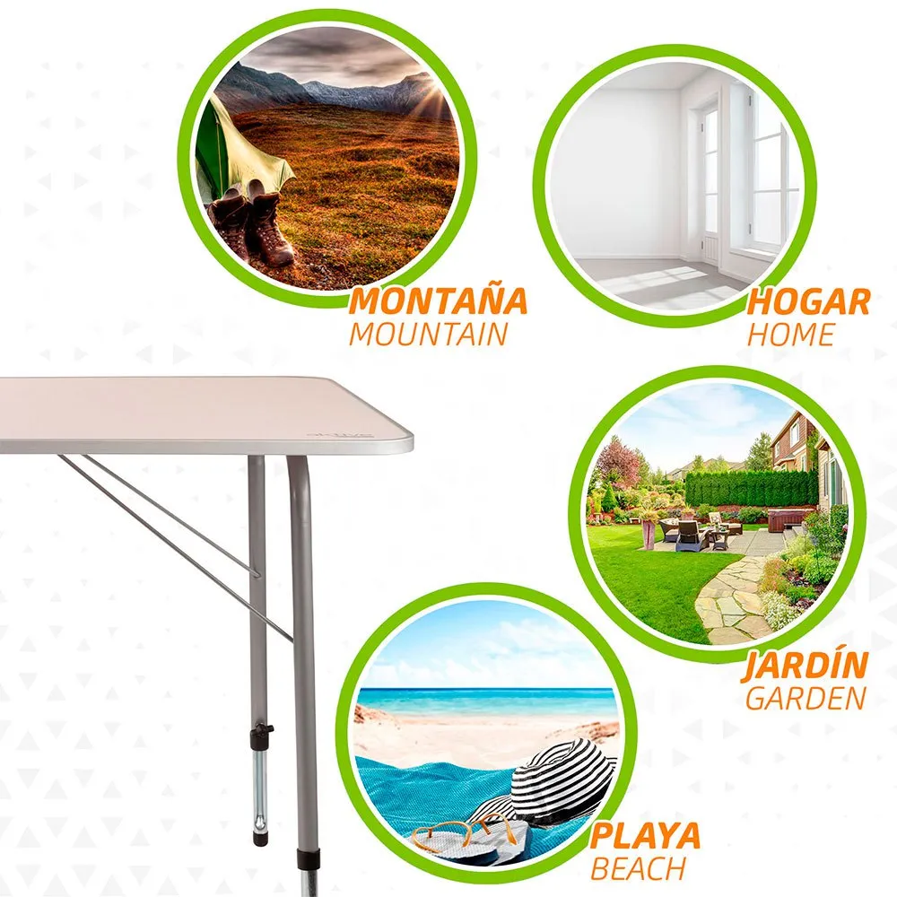 Aktive Folding Table Height-Adjustable 80x60x50-69 Cm 7 Aktive Folding Table Height-Adjustable 80x60x50-69 Cm - Image 5