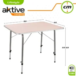 Aktive Folding Table Height-Adjustable 80x60x50-69 Cm 14 Aktive Folding Table Height-Adjustable 80x60x50-69 Cm -Marine Explorer aktive folding table height adjustable 80x60x50 69 cm 5