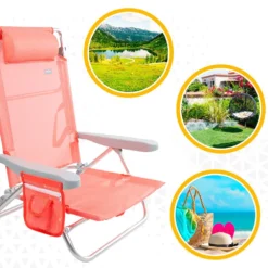 Aktive Low Folding Chair Multi-Position Aluminium 48x54x82.5 Cm -Marine Explorer aktive low folding chair multi position aluminium 48x54x82.5 cm 12