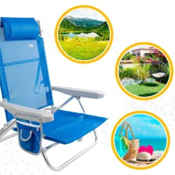 Aktive Low Folding Chair Multi-Position Aluminium 48x54x82.5 Cm -Marine Explorer aktive low folding chair multi position aluminium 48x54x82.5 cm 5