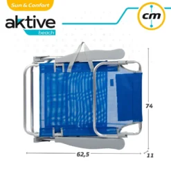 Aktive Low Folding Chair Multi-Position Aluminium 48x54x82.5 Cm -Marine Explorer aktive low folding chair multi position aluminium 48x54x82.5 cm 6
