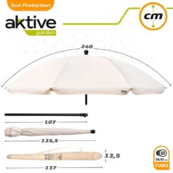 Aktive Umbrella 240 Cm UV Protection -Marine Explorer aktive umbrella 240 cm uv protection 6