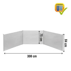 Aktive Windscreen Fence Beach 300x75 Cm -Marine Explorer aktive windscreen fence beach 300x75 cm 2