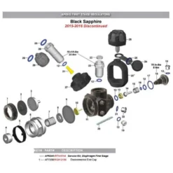 Black Sapphire Second Stage Environmental End Cap