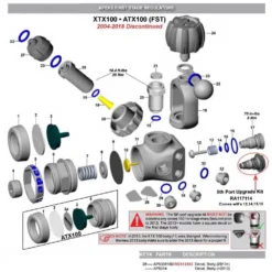 XTX100 Metal Decal First Stage