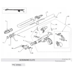 CRESSI Geronimo Retractable Thread Holder Right