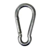CRESSI Inox Carabiner AISI 316 70 Mm 4 Units
