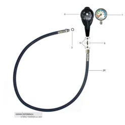 CRESSI Plunger + O-rings Metallic Minimanometer