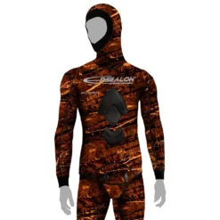 Brown Brown Fusion Spearfishing Jacket 5 Mm