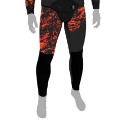 Red Fusion Skin Spearfishing Pants 7 Mm