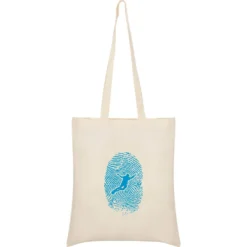 Diver Fingerprint Tote Bag