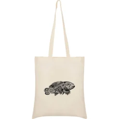 Grouper Tribal Tote Bag