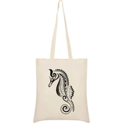 Seahorse Tribal Tote Bag
