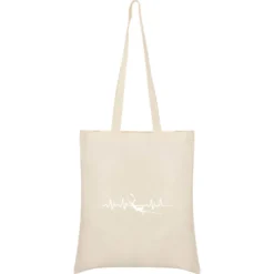 Spearfishing Heartbeat Tote Bag