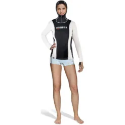 Mares Fire Skin She Dives 0.5 Mm Hooded Long Sleeve T-Shirt Woman