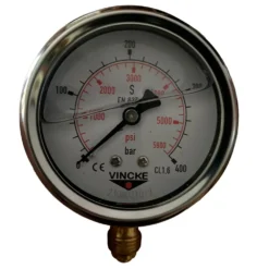 Technical Air Pressure Gauge 0-400 Bar 63 Mm