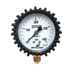Technical Oxygen Pressure Gauge 0-400 Bar 63 Mm