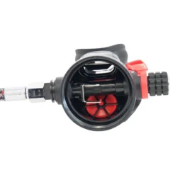 Airstream C EVOque Lite DIN PVD 75 Cm Regulator Set -Marine Explorer oms airstream c evoque lite din pvd 75 cm regulator set 2