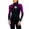 UPF 50 Rash Guard Long Sleeve T-Shirt Woman -Marine Explorer scubapro upf 50 rash guard long sleeve t shirt woman