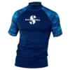 UPF 50 Rash Guard Short Sleeve T-Shirt -Marine Explorer scubapro upf 50 rash guard short sleeve t shirt