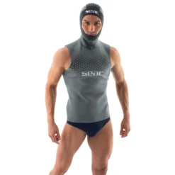 SEAC 2 Mm Hooded Sleeveless T-Shirt