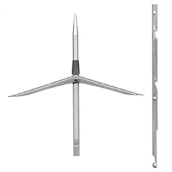 Tahitian Spearshaft Notched Double Barb With Cone 6.5 Mm