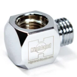 Elbow Adapter 90 UNF 7/16 Male To UNF 7/16 Female